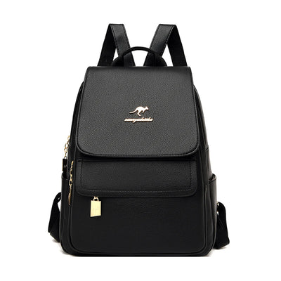 Women High Quality Leather Backpack Large Capacity School Shoulder Bags for Teenage Girls Travel Backpack Designer Sac A Dos