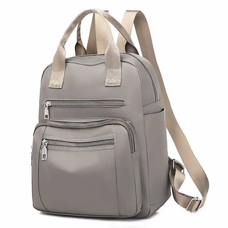 Women Backpack Travel Casual Waterproof Women's Shoulder Bags Female Large Capacity Oxford Rucksack Black Purse