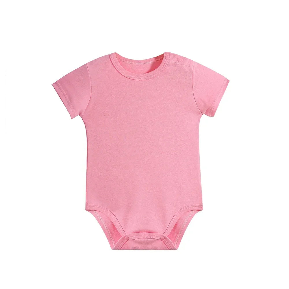 INSULAR Baby Cotton Rompers Infant Soft Jumpsuit Newborn Comfortable Bodysuits Kids Triangle Climbing Clothes Short Long Sleeves