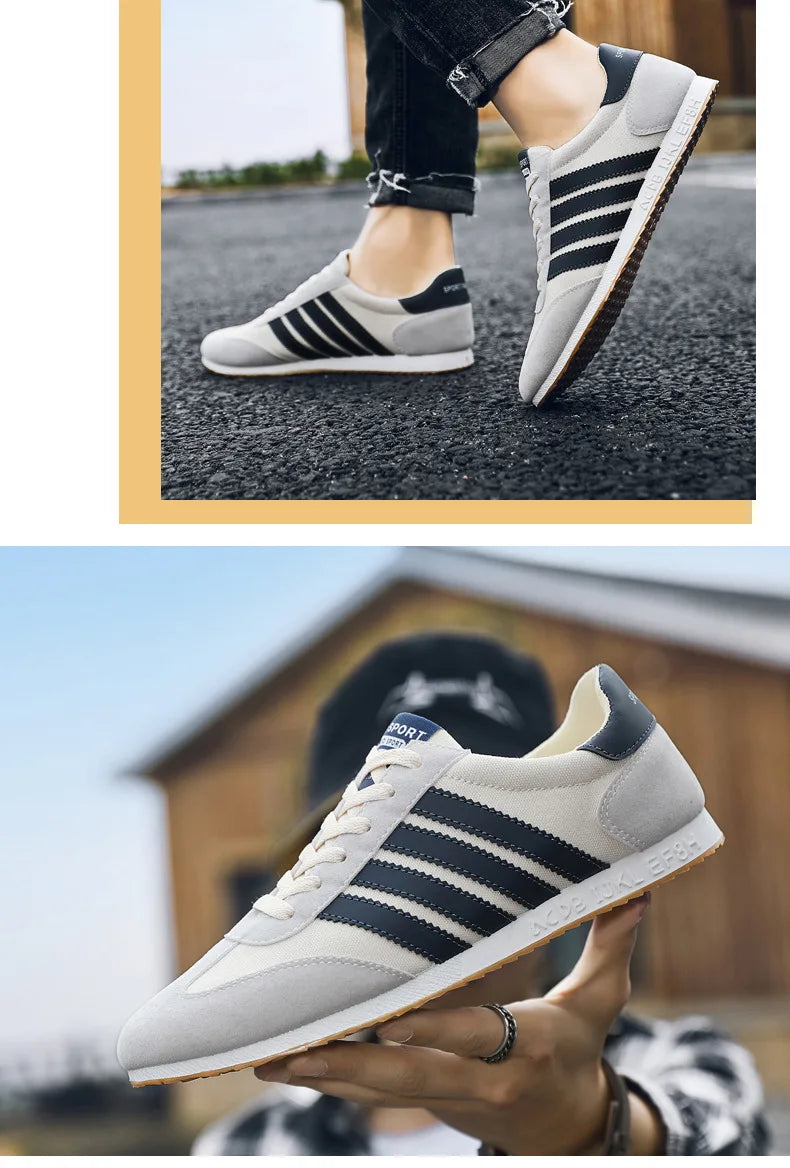 Men Mesh Casual Sports Shoes Spring and Autumn New Fashion Casual Forrest Gump Versatile Lace Up Student Running Shoes
