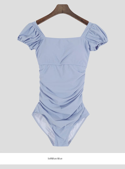 Big Fisherman Open Back Triangle One-Piece Hot Spring Vacation Swimsuit