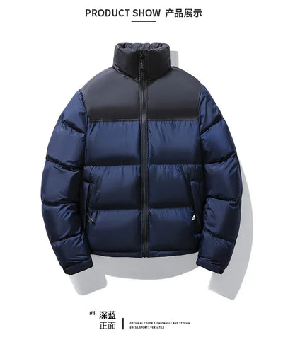 Jacket Male Overcoat Outwear Plus Size 4XL Winter Men Casual Windproof Padded Duck Down Parkas Coat Man Thick Stand Collar Parka