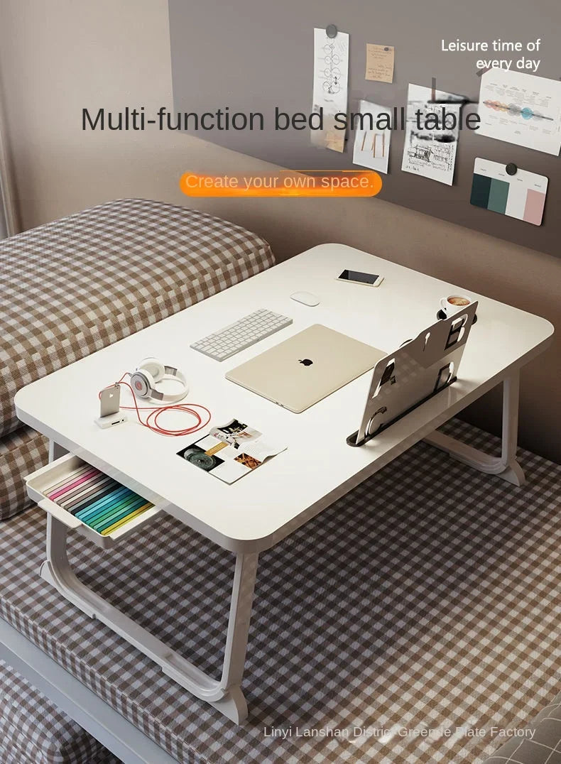 Foldable Simple U-shaped Leg Bed Table Home Dormitory Student Lazy Bed Table Extra Large Cross-border Small Table