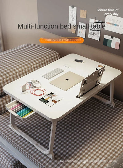 Foldable Simple U-shaped Leg Bed Table Home Dormitory Student Lazy Bed Table Extra Large Cross-border Small Table