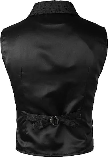 Festivals Men's Retro Vest New Men's Vest Medieval Costume Retro Gothic Specialty Dress Vest Halloween Costume