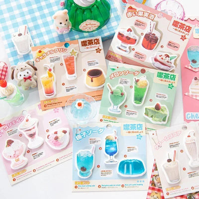 90pcs Cute Memo Pad  Set Welcome To The Teahouse Series  Memo Pad  Kawaii Stationery