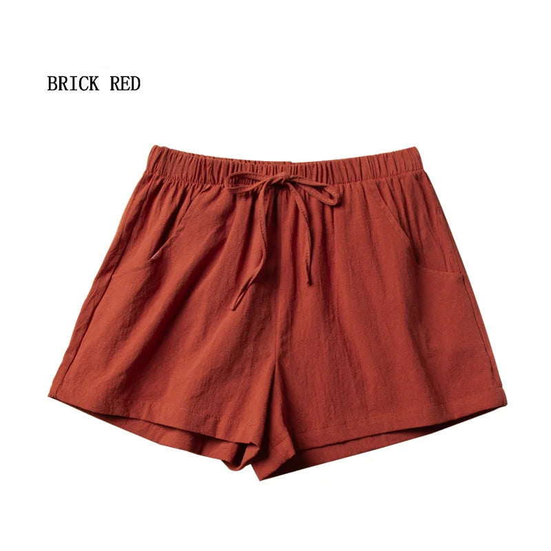 Casual Linen Workout Shorts