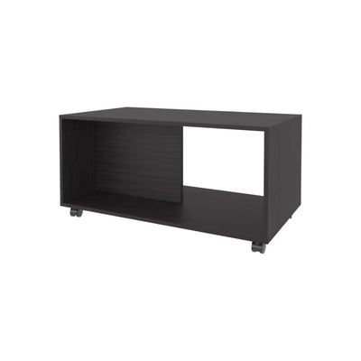 Gu Oidak Coffee Table with Open Storage and Caster Wheels gue