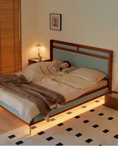 Wooden Cheap Storage Bed Bedroom Elegant Pretty Luxury Full Size Frame Bed Bases Queen Home Cama Box Casal House Accessories