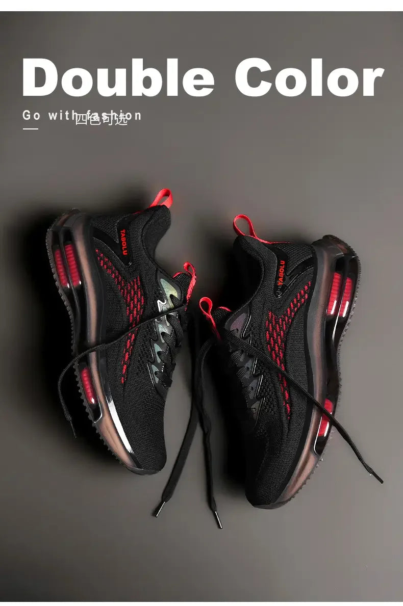 Sneakers Men New Fashionable Thick Soled Anti Slip Shock-absorbing Running Casual Sneakers Summer Mesh Shoes Zapatillas Hombre