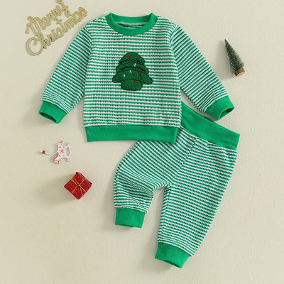 Adorable Baby Boys Girls Thanksgiving Costumes Turkey Tree Ghost Pumpkin Embroidery Hoodies and Pants 2Pcs Outfit Set for Fall