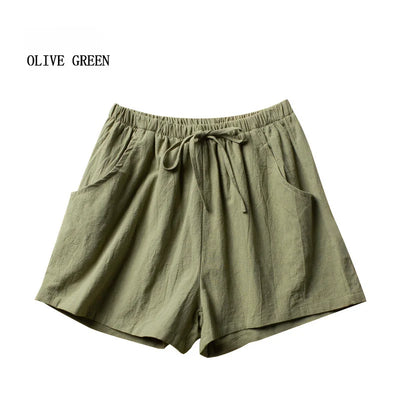 Casual Linen Workout Shorts