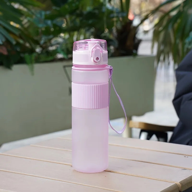 1pc BPA-Free Plastic Water Bottle with Lid and Strap-Ideal for Hiking, Fitness, and Casual Use - Perfect Gift for Father'S Day