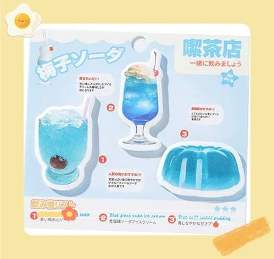90pcs Cute Memo Pad  Set Welcome To The Teahouse Series  Memo Pad  Kawaii Stationery