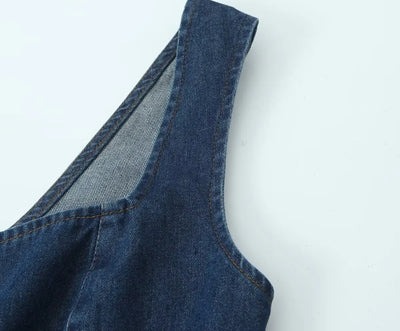 2025 Sexy Square Collar Blue Denim Camis Sexy Corset Women Front Cross Lacing up Bandage Bow Tank Tops Back Zipper Slim Crop Top
