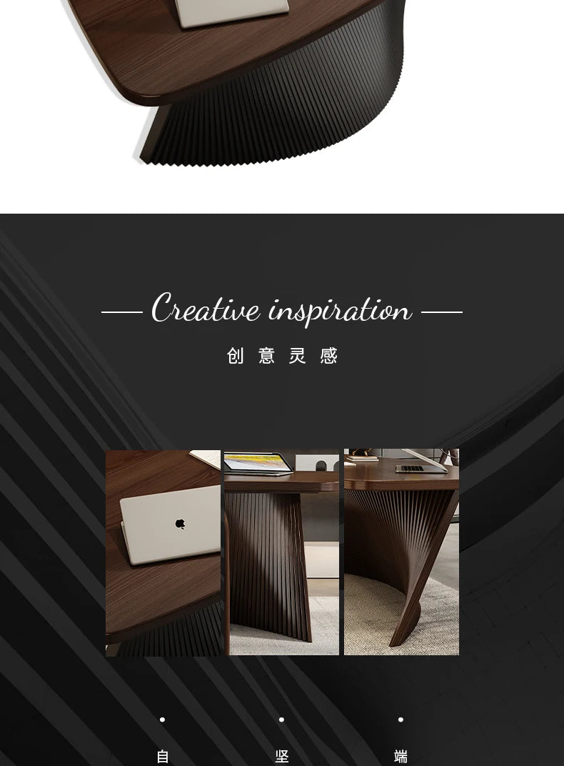 Asthetic Manager Executive Desk Modern Luxury Designer Workstation Office Table Conference Black Mesa De Escritorio Home Office