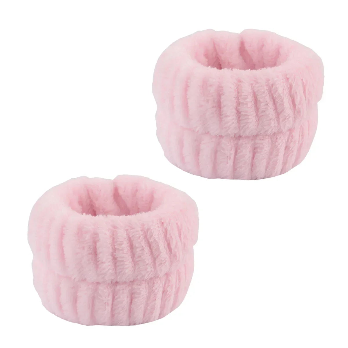 3Pcs/Set of Toiletry and Makeup Headband Wrist Strap Women's Bracelet Scrunchie Striped Plaid Plush Face Wash Home Headband