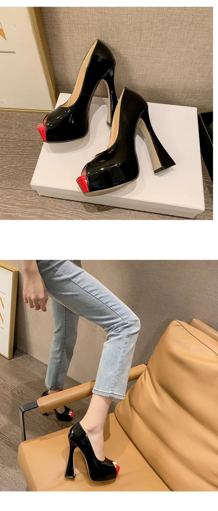 Elegant Pearl Shallow Women's Shoes 2025 Fashion Peep Toe Platform Ladies Thin High Heels Party Dress Pumps Shoes