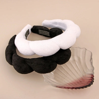3Pcs/Set of Toiletry and Makeup Headband Wrist Strap Women's Bracelet Scrunchie Striped Plaid Plush Face Wash Home Headband