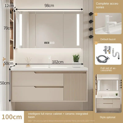 Furniture Basin Combination Bathroom Cabinet Modern Sink Washbasin Minimalist Bathroom Cabinet Washbasin Home Furniture