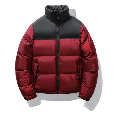 Jacket Male Overcoat Outwear Plus Size 4XL Winter Men Casual Windproof Padded Duck Down Parkas Coat Man Thick Stand Collar Parka
