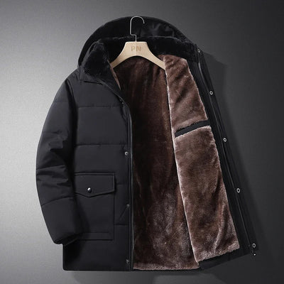 Winter Jacket Men Thicken Warm Parkas Hooded Coat Fleece Man's Jackets High Quality Outwear Jaqueta Masculina Drop Shipping