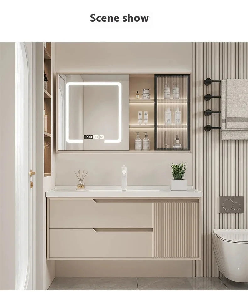 Furniture Basin Combination Bathroom Cabinet Modern Sink Washbasin Minimalist Bathroom Cabinet Washbasin Home Furniture