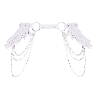 Y2k Style Angel Wing Rivet Waist Belt PU Universal Belt Hot Girl Women Waist Belt for Coat Skirts Jeans Decorative