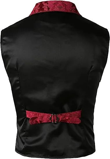 Festivals Men's Retro Vest New Men's Vest Medieval Costume Retro Gothic Specialty Dress Vest Halloween Costume