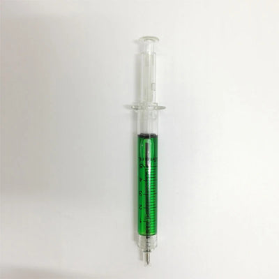 Novelty Syringe Needle Shape Ballpoint Creative Styling Needle Pen Office School Stationery Pen Syringe Needle Ballpoint Pen