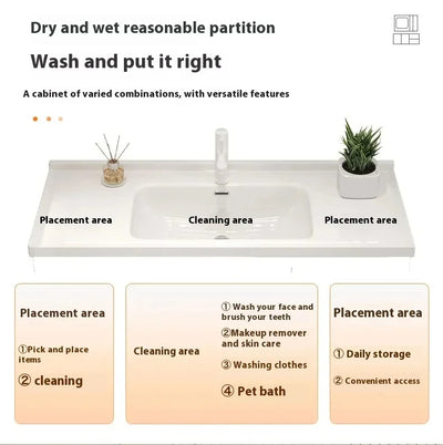 Furniture Basin Combination Bathroom Cabinet Modern Sink Washbasin Minimalist Bathroom Cabinet Washbasin Home Furniture