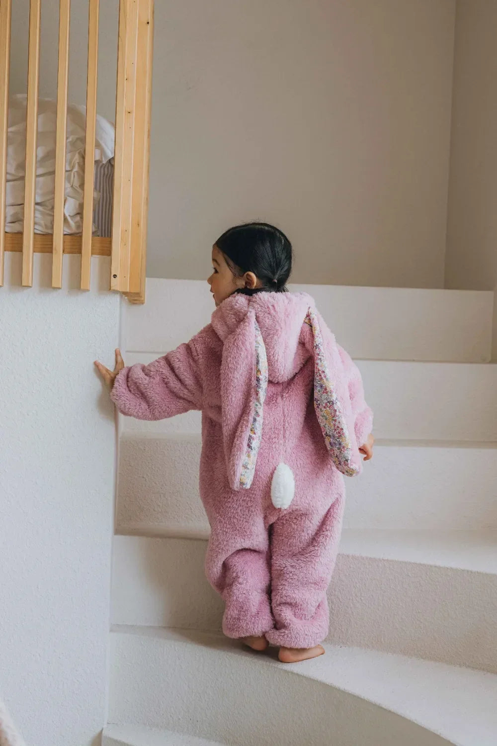 Winter Winter  Baby Romper Boys Girls Zipper Newborn Jumpsuit Cute Hooded Rabbit Pajamas Baby Girl Clothes 1-2 Years