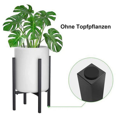 Blumenständer Erweiterbare Breite für 23-37cm und Verstellbare Höhe, Metall Pflanzenhalter,Blumentopfhalter, Topfpflanzenständer