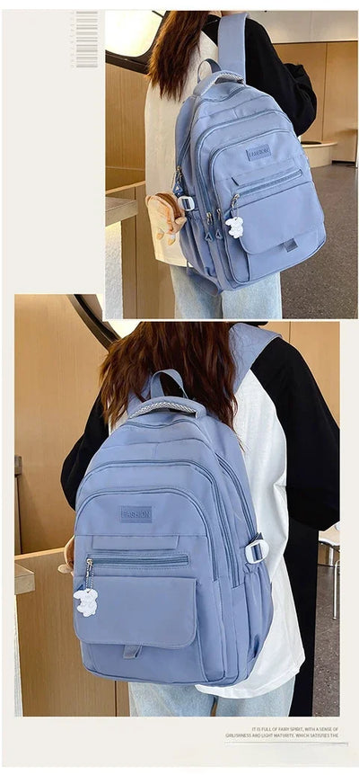 Women Backpack Boys Girls School Backpack for Teenage Youth Girls Kawaii Student Kids Rucksack Laptop Books Bag Bolsas Mochila