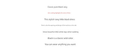 Women's Modal Black Summer Dress