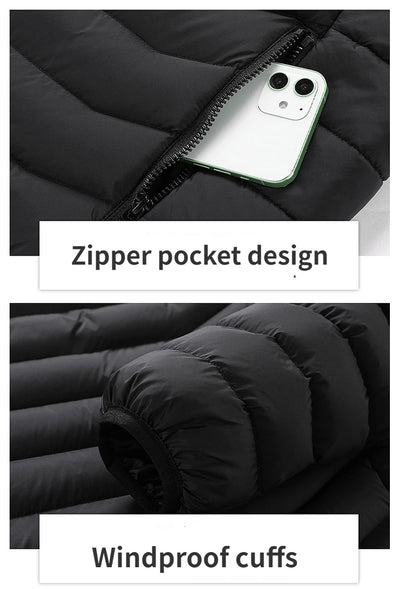 21 Areas Electric Winter Heated Jacket Men's Women's Motorcycle Jacket USB Heating Jacket Heated Vest Moto Thermal Coat Clothing