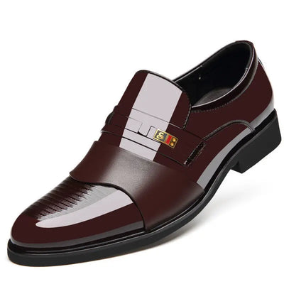 Men Leather Casual Shoes Men Shoes Autumn New Business Formal Men Leather Shoes Casual Cover Foot Heightening Leather Shoes Men