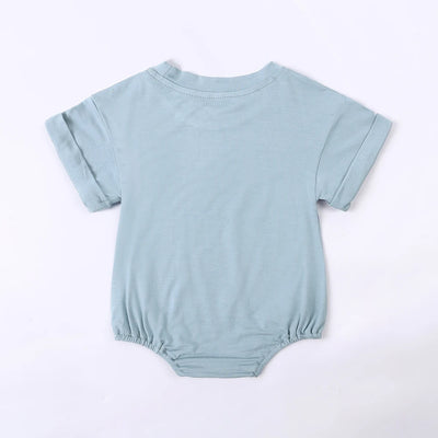 2025 Summer Newborn Baby Clothing Bamboo fiber casual Rompers 3-24M Infnat Boys Girls Jumpsuit Bebe Body Clothes Short Sleeve