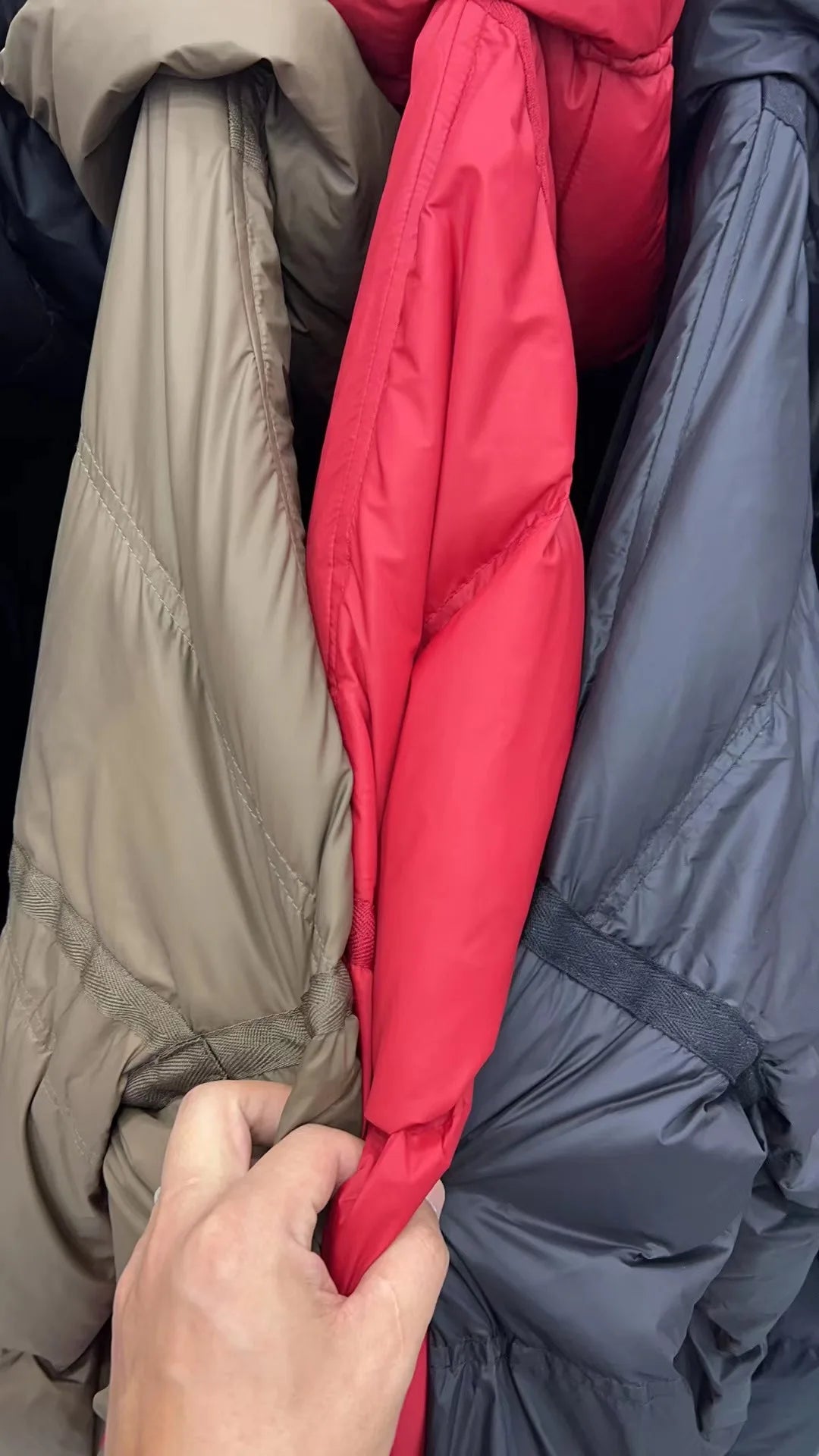 Winter Hooded Drawstring Loose Puffer Jacket Women Solid Oversize Casual Silhouette Long White Duck Down Warm Coat 2024 New Coat