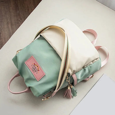 New High Quality Women's Shoulder Bag Large Capacity Oxford Cloth Bags Ladies Backpack Woman Color Tote Women Shoulder Backpacks