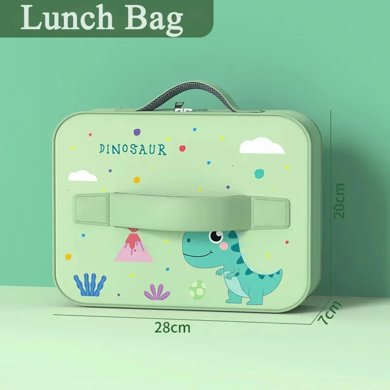 1550ML 316 Stainless Steel Thermal Bento Lunch Box Bag Compartment Microwave Lunch Container Kid Adult Leak-Proof Food Storage