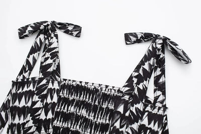 Women Fashion Print Skirts Suit Sexy Backless Sleeveless Slim Corset Crop Top Side Zipper Midi Skirt Y2K Streetwear Sets