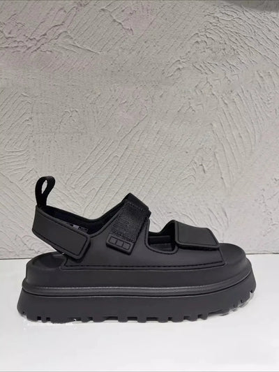 Women's Roman sandals with astronomical optical shoes, casual and comfortable thick sole height increase, summer, 2025