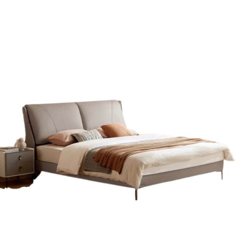 Queen Princess Bed Modern Simple Headboards Frame Sleeping Unique Salon Bed Designer Princess Trendy Beliche Home Furniture