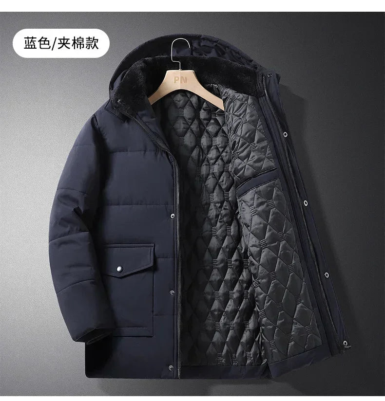 Winter Jacket Men Thicken Warm Parkas Hooded Coat Fleece Man's Jackets High Quality Outwear Jaqueta Masculina Drop Shipping