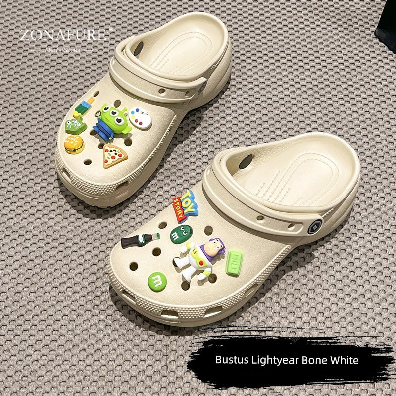 [Shoes Not Included] Hole Shoes Accessories Shoe Ornament Shoe Buckle Decorative Dopamine Y2g Accessory Baroque Suit