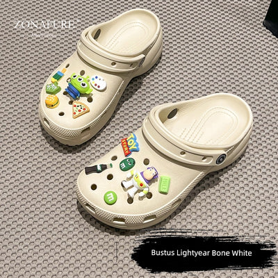 [Shoes Not Included] Hole Shoes Accessories Shoe Ornament Shoe Buckle Decorative Dopamine Y2g Accessory Baroque Suit