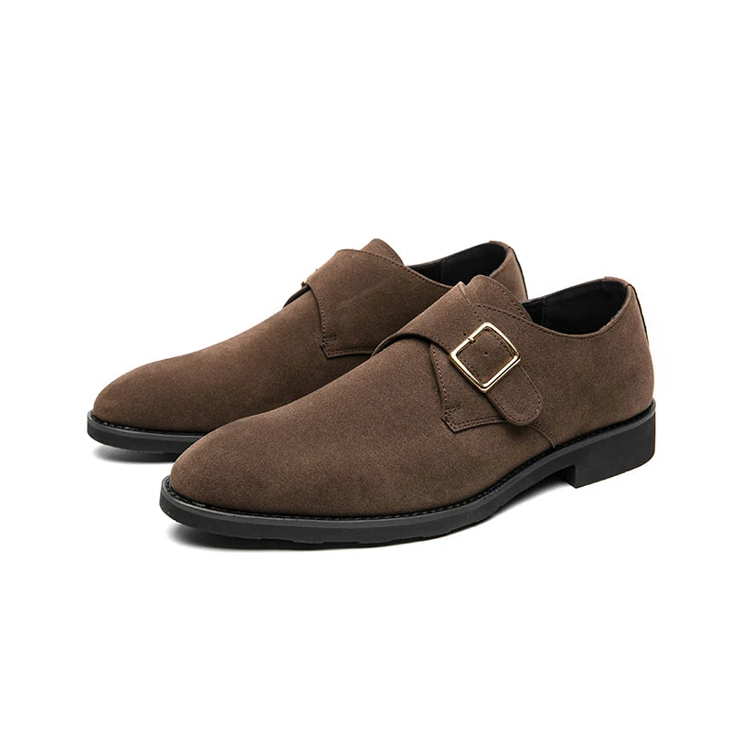 2024 New High Quality Handmade Oxford Dress Shoes Footwear Wedding Formal Italian Shoes Hot Social Office Pointed Suede Loafers