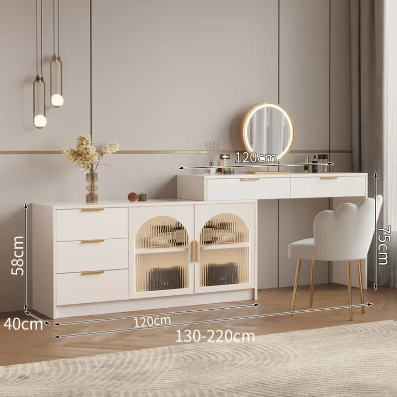 Container Dressing Table Drawer Baby Girl Set Modern Dressing Table Cabinets Living Room Hairstyle Penteadeira Bedroom Furniture