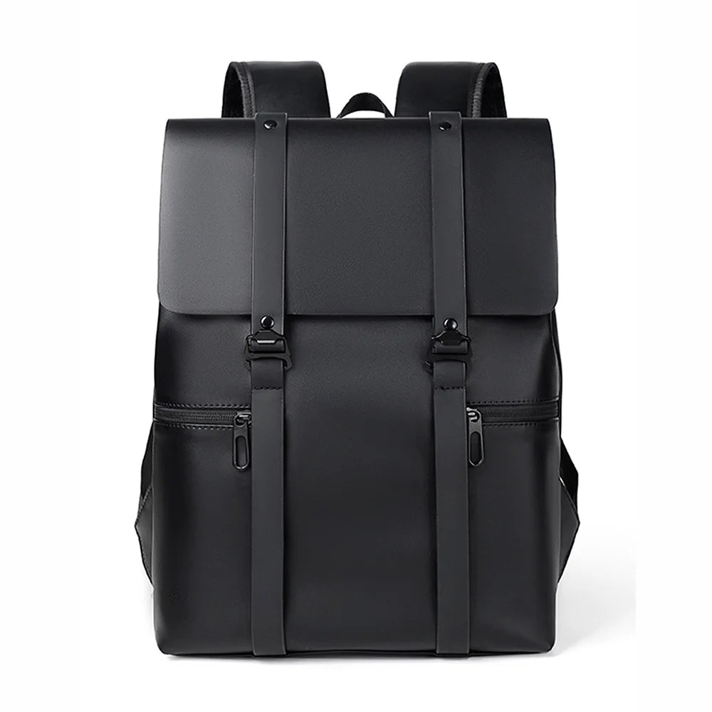 Men Backpack Rucksack Daypack Satchel Student Bag PU Leather Laptop Computer Travel Business Male School Book Bags Knapsack